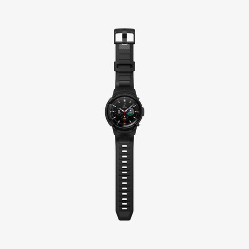 ACS06488 - Galaxy Watch 6 Classic (47mm) Case Rugged Armor Pro in black showing the front